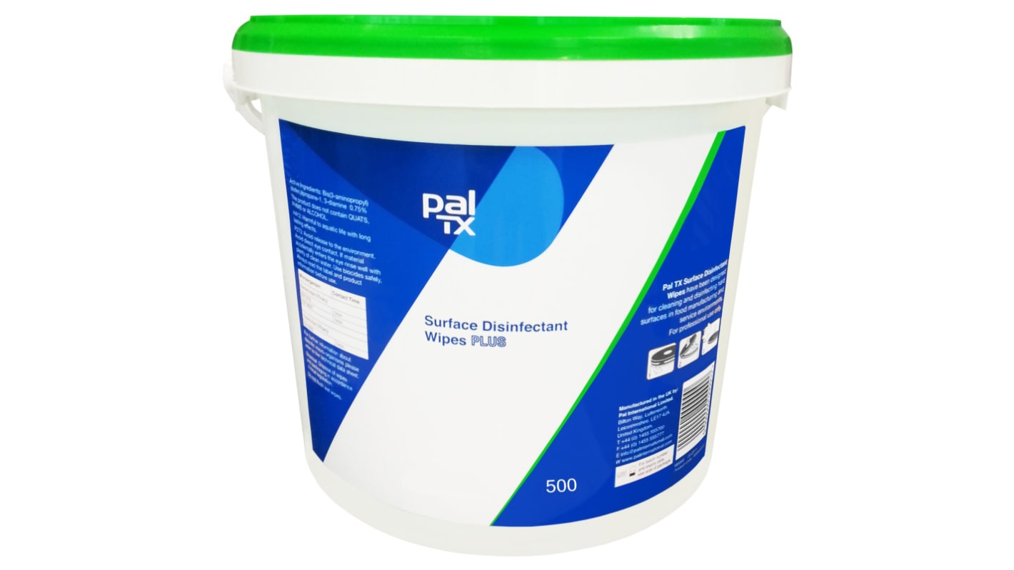 PAL TX Disinfectant Wipes, Bucket of 500