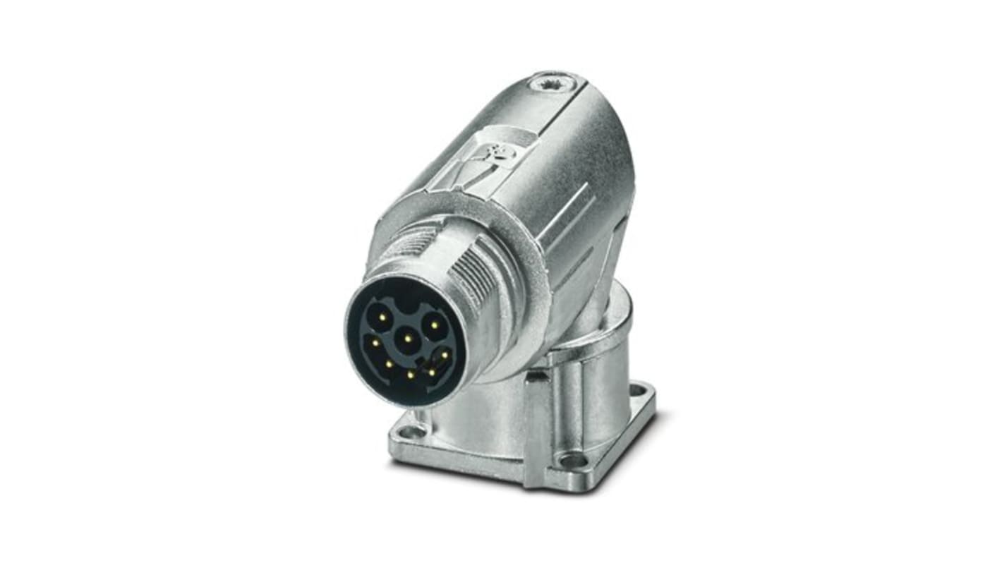 Phoenix Contact Circular Connector, 8 Contacts, Front Mount, M17 Connector, Plug, Male, IP66, IP68, M17 PRO Series