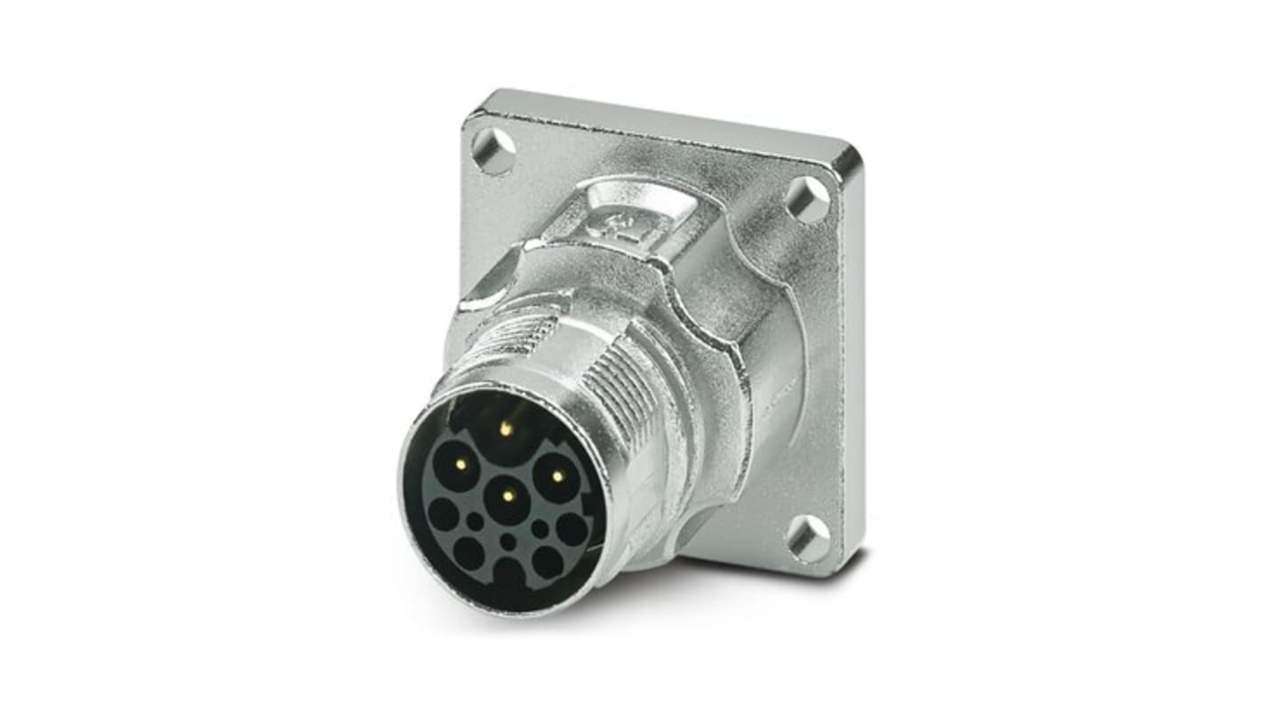 Conector circular Phoenix Contact macho serie M17 PRO de 9 vías macho, Montaje frontal, IP66, IP68