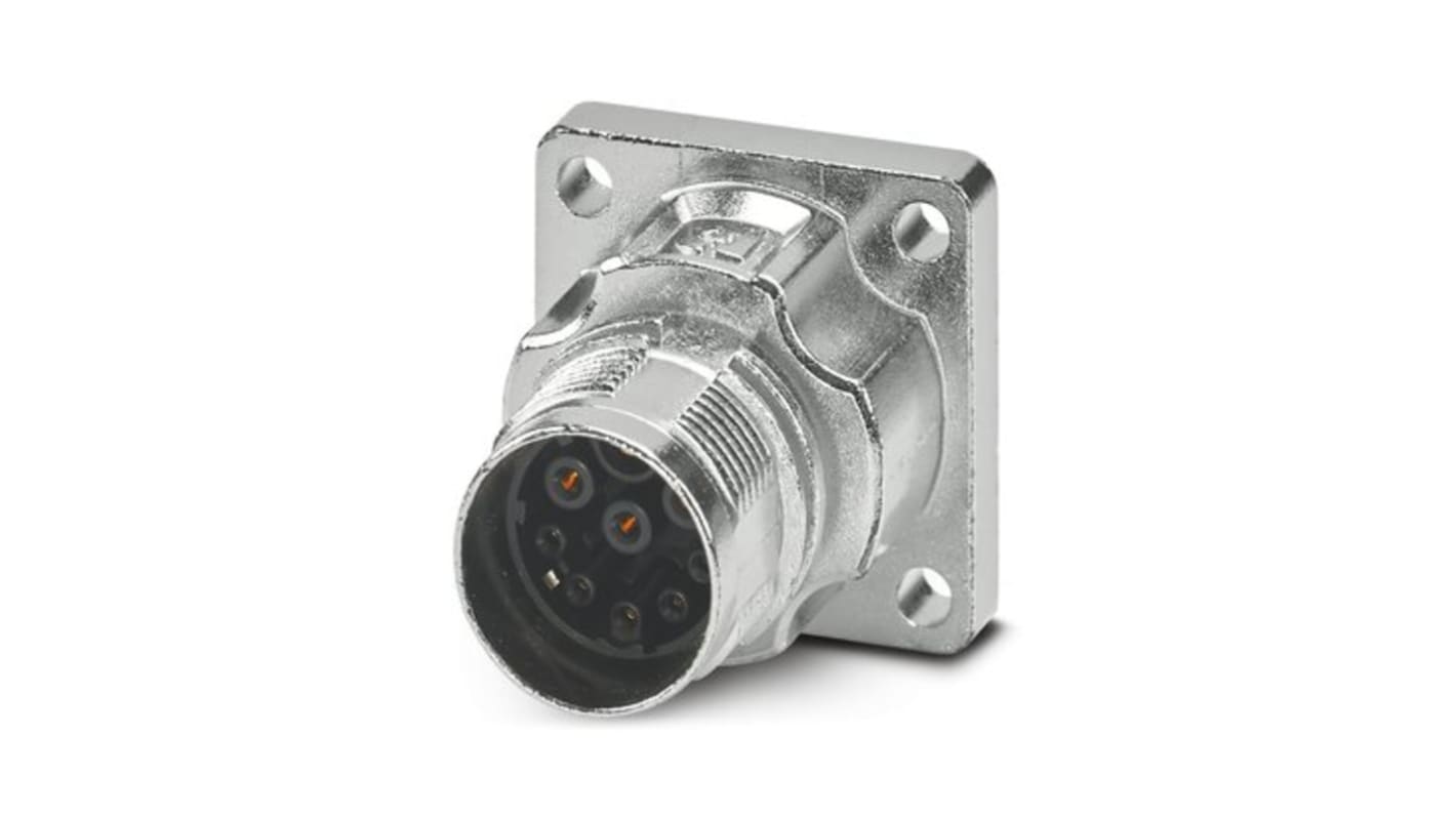 Phoenix Contact Circular Connector, 9 Contacts, Front Mount, M17 Connector, Socket, Female, IP66, IP68, M17 PRO Series