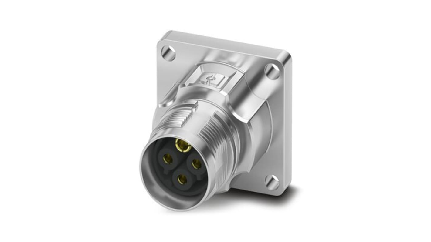 Phoenix Contact Circular Connector, 4 Contacts, Front Mount, M17 Connector, Socket, Female, IP66, IP68, M17 PRO Series