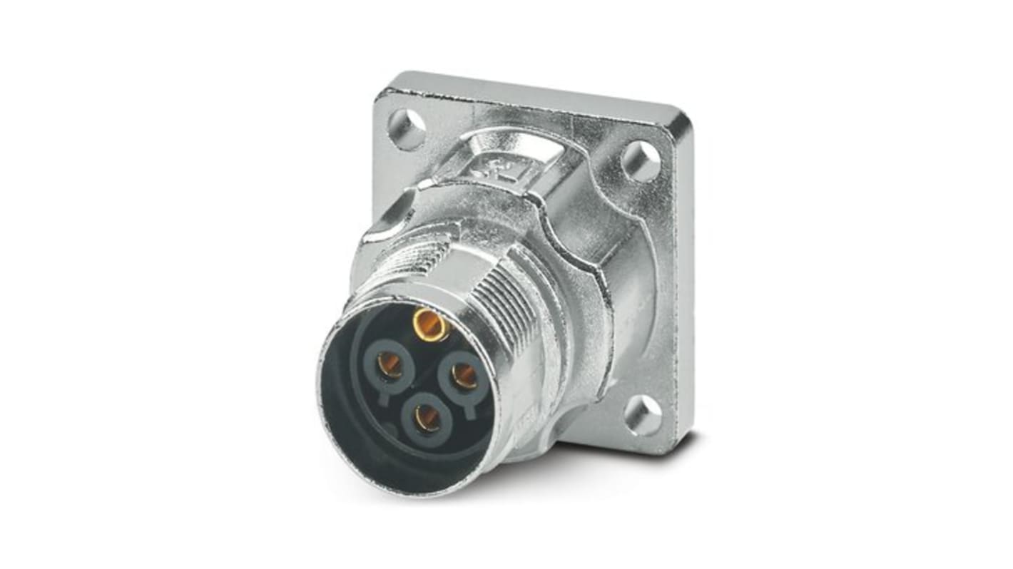 Phoenix Contact Circular Connector, 4 Contacts, Front Mount, M17 Connector, Socket, Female, IP66, IP68, M17 PRO Series