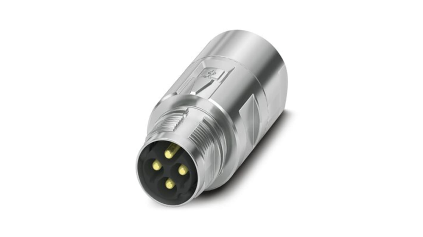 Phoenix Contact Circular Connector, 4 Contacts, Cable Mount, M17 Connector, Plug, IP67, IP68, M17 PRO Series