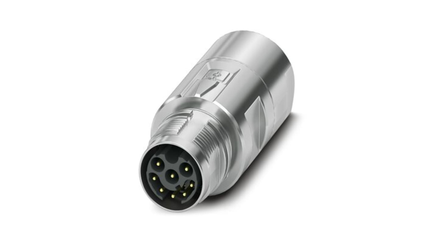 Phoenix Contact Circular Connector, 8 Contacts, Cable Mount, M17 Connector, Plug, IP67, IP68, M17 PRO Series