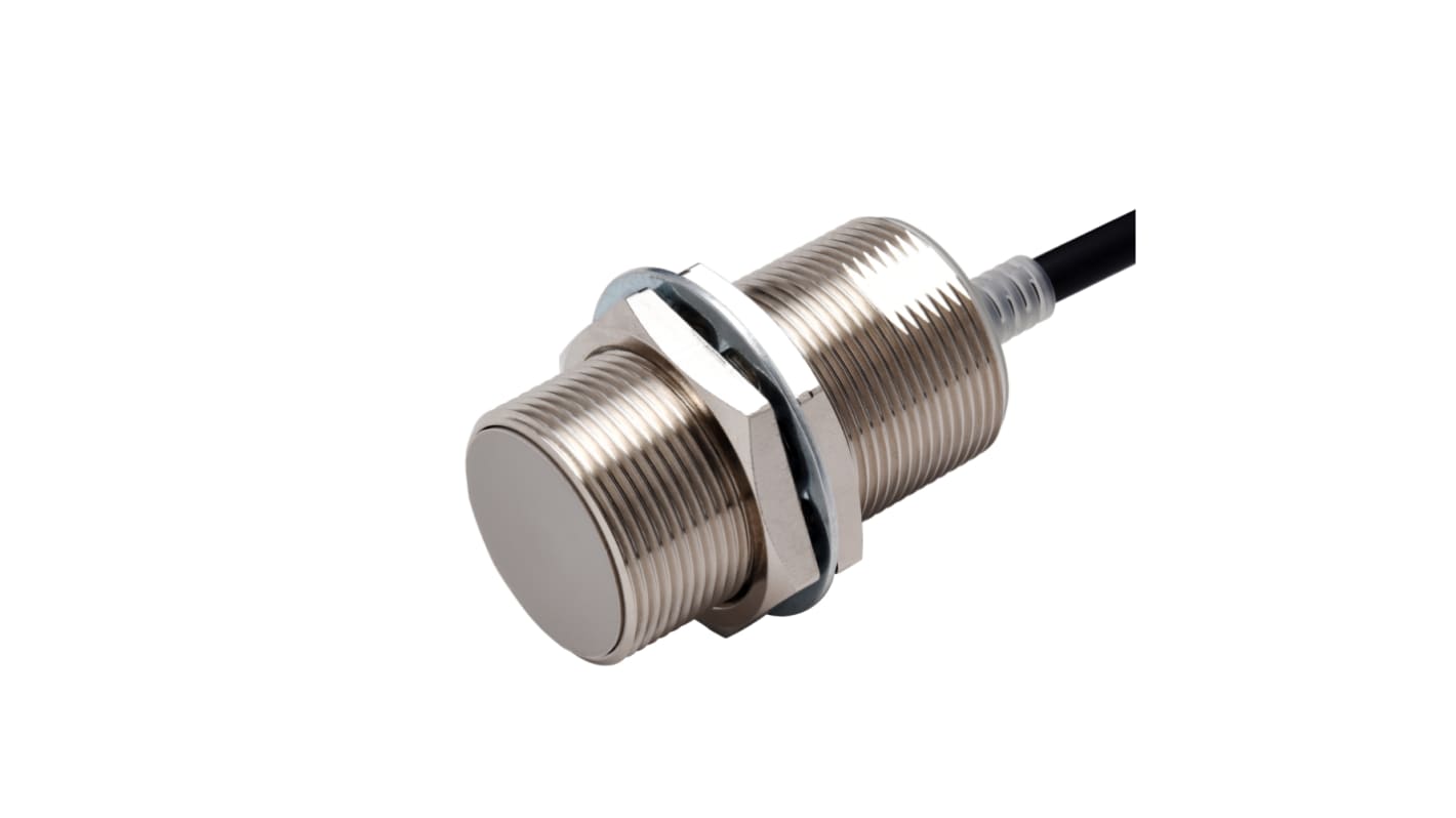 Omron Inductive Barrel-Style Inductive Proximity Sensor, M30 x 1.5, 15 mm Detection, NPN Output