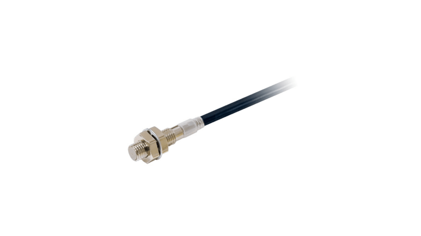 Omron Inductive Barrel-Style Inductive Proximity Sensor, M8 x 1, 1 mm Detection, PNP Output