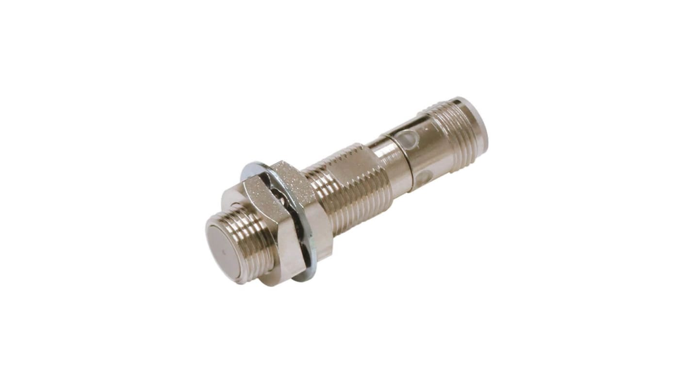Omron Inductive Barrel-Style Inductive Proximity Sensor, M12 x 1, 4 mm Detection, PNP Output