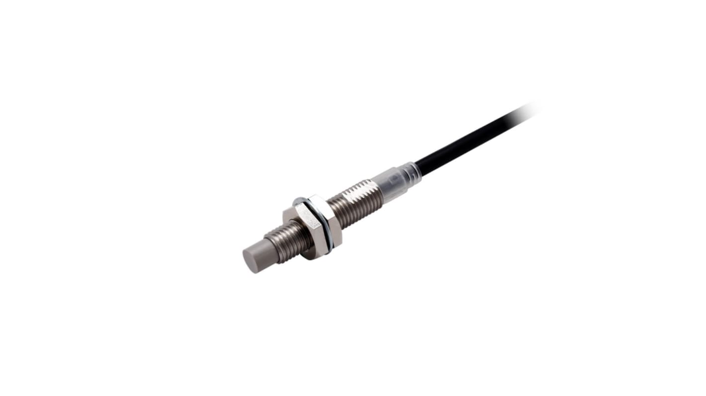 Omron Inductive Barrel-Style Inductive Proximity Sensor, M8 x 1, 4 mm Detection, PNP Output