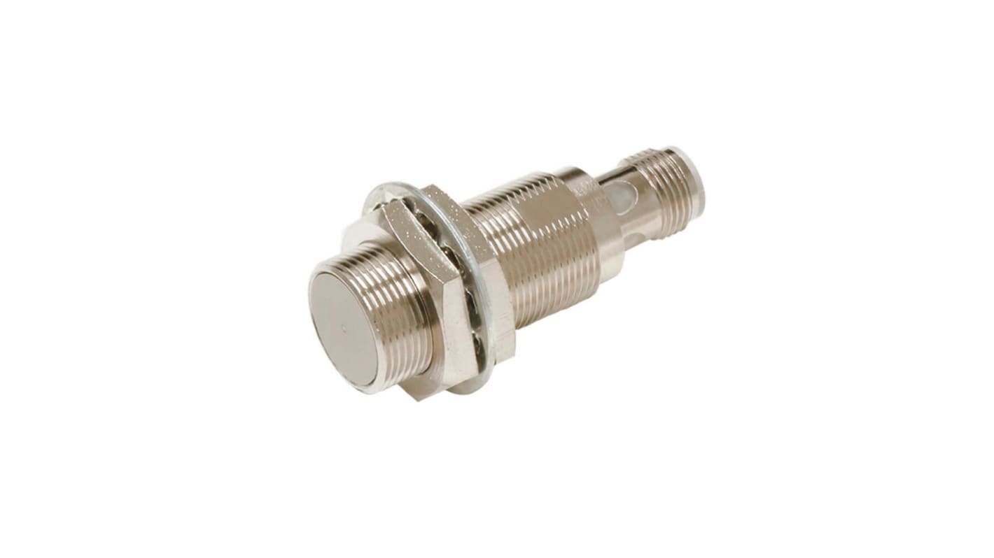 Omron Inductive Barrel-Style Inductive Proximity Sensor, M18 x 1, 8 mm Detection, PNP Output