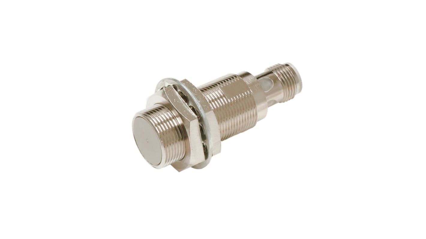 Omron Inductive Barrel-Style Inductive Proximity Sensor, M18 x 1, 8 mm Detection, NPN Output