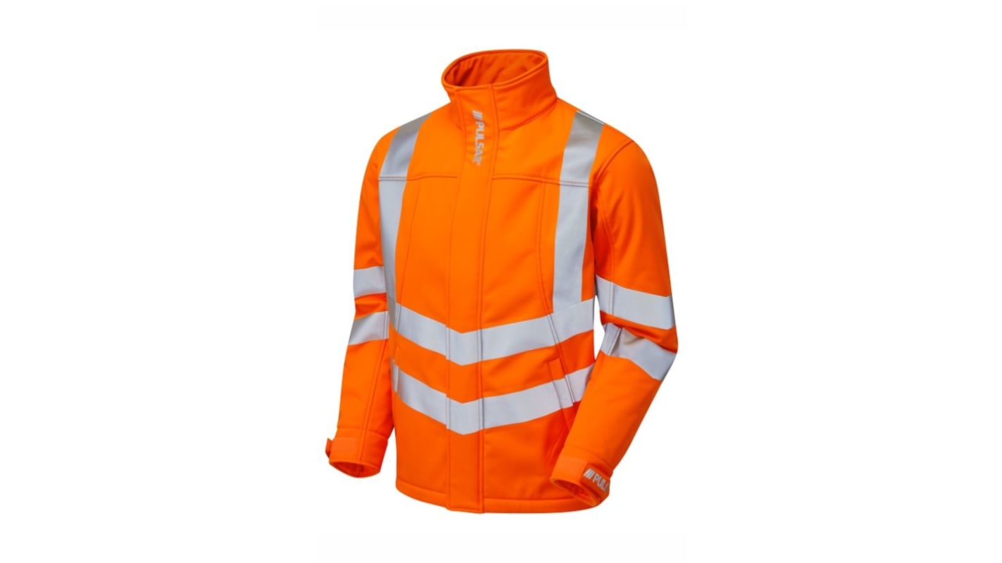 PULSAR Unisex Warnschutzjacke Reflektierend, winddicht Orange, Größe XXL