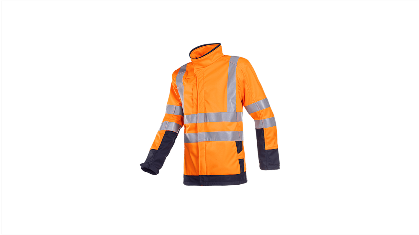 Sioen Playford Orange/Navy Men Hi Vis Jacket, XXL