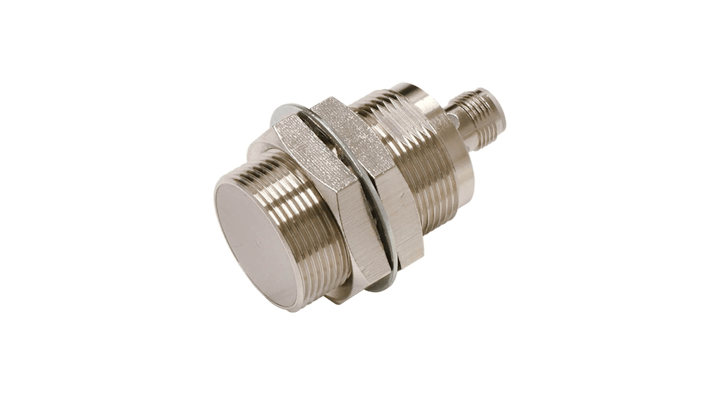 Omron Inductive Barrel-Style Inductive Proximity Sensor, M30 x 1.5, 15 mm Detection, PNP Output, IP67, IP69K