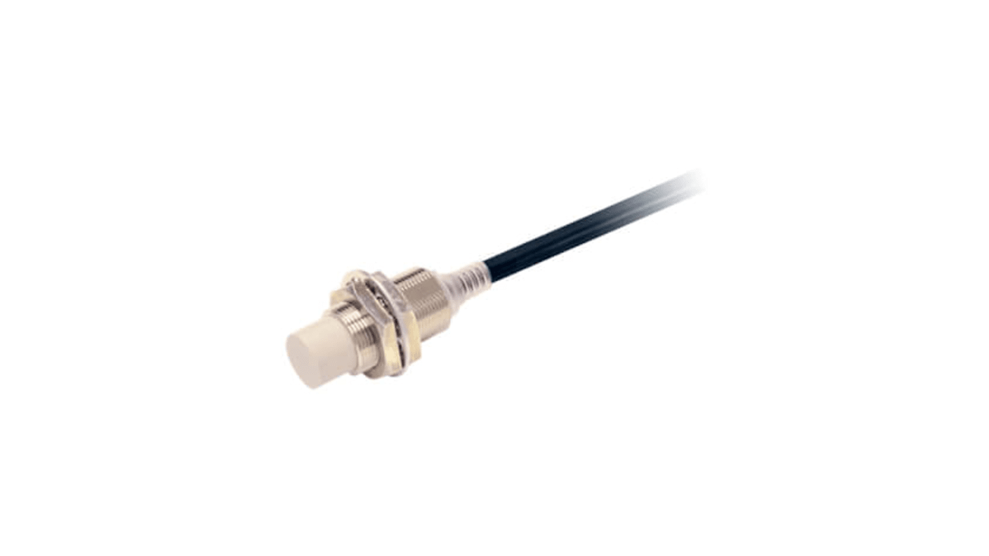 Omron Inductive Barrel-Style Inductive Proximity Sensor, M18 x 1, 16 mm Detection, PNP Output, IP67, IP67G, IP69K