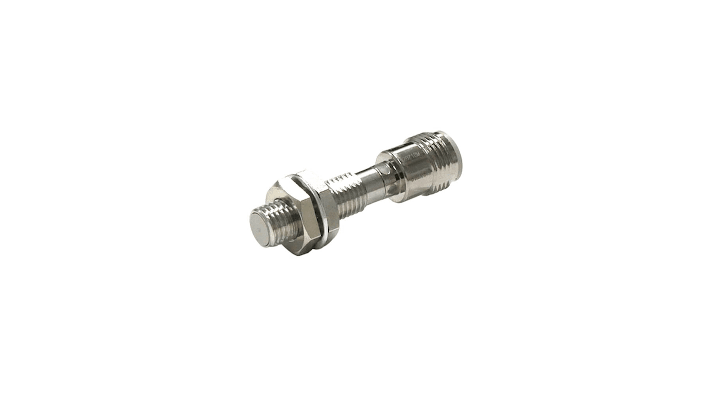 Omron Inductive Barrel-Style Inductive Proximity Sensor, M8 x 1, 2 mm Detection, PNP Output, IP67, IP69K