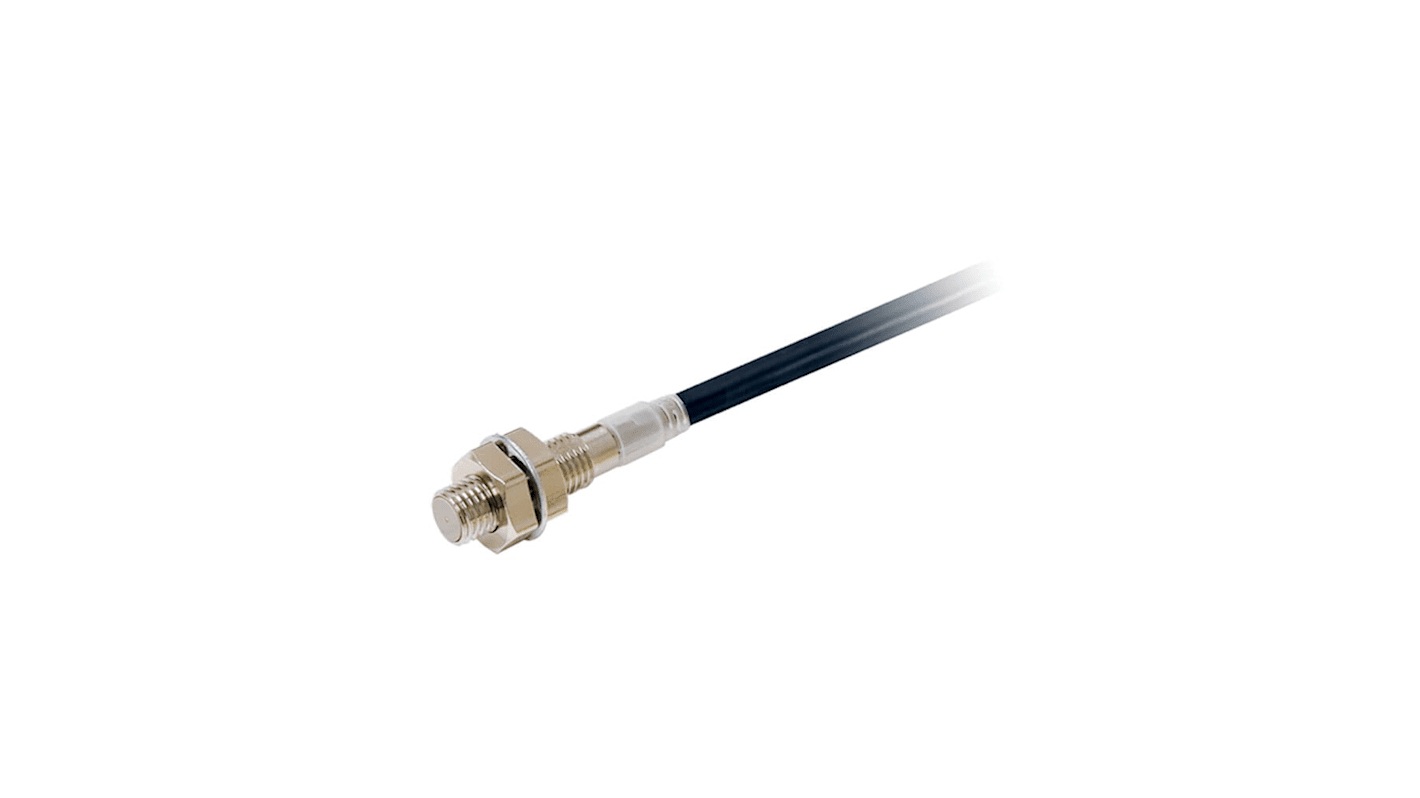 Omron Inductive Barrel-Style Inductive Proximity Sensor, M8 x 1, 2 mm Detection, NPN Output, IP67, IP67G, IP69K