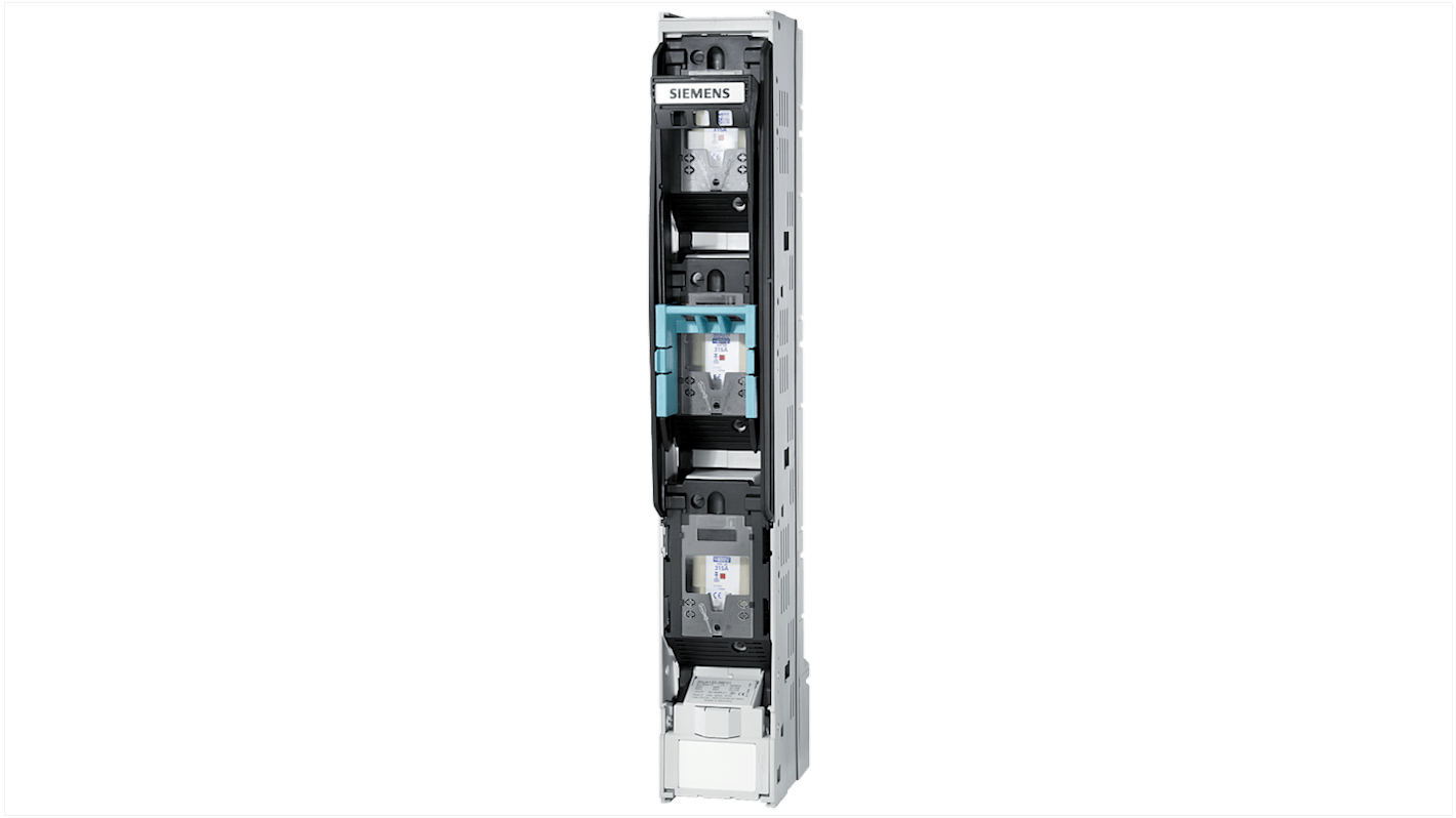 Interruptor seccionador con fusible Siemens, 250A, 3, Fusible NH1 250A SENTRON 3NJ41