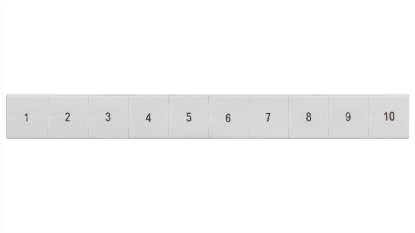 Siemens マーカーストリップ 8WH8120-5AB15 8WH8120, マーカーストリップ for use with 標準ラベル作成システム、 Terminal Block