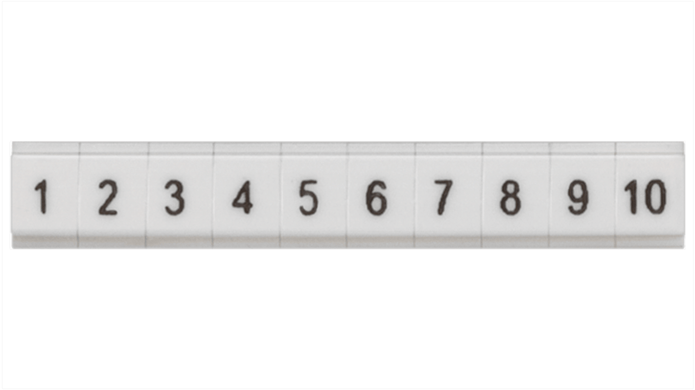 Siemens, 8WH8121 Marker Strip for use with Standard Labelling System, Terminal Block