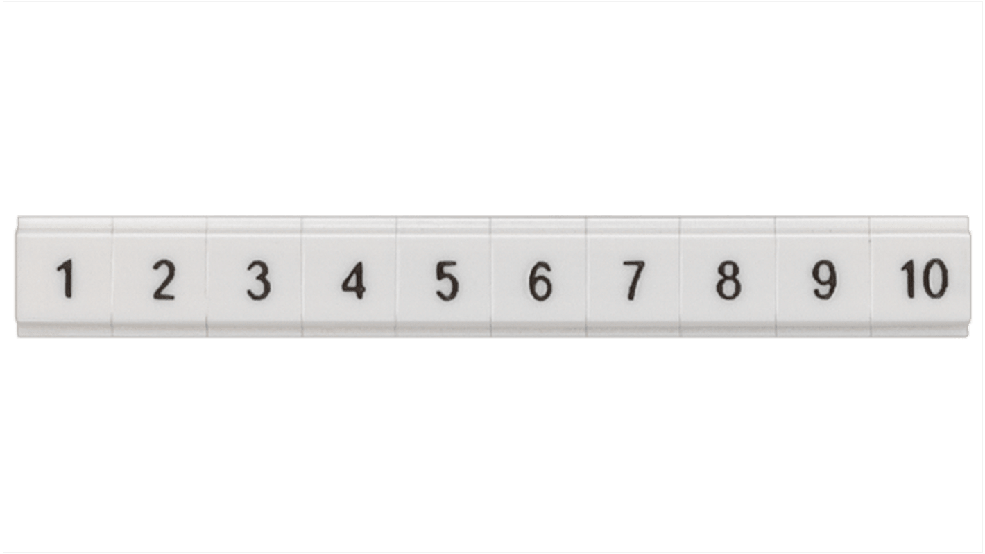 Siemens, 8WH8121 Marker Strip for use with Standard Labelling System, Terminal Block