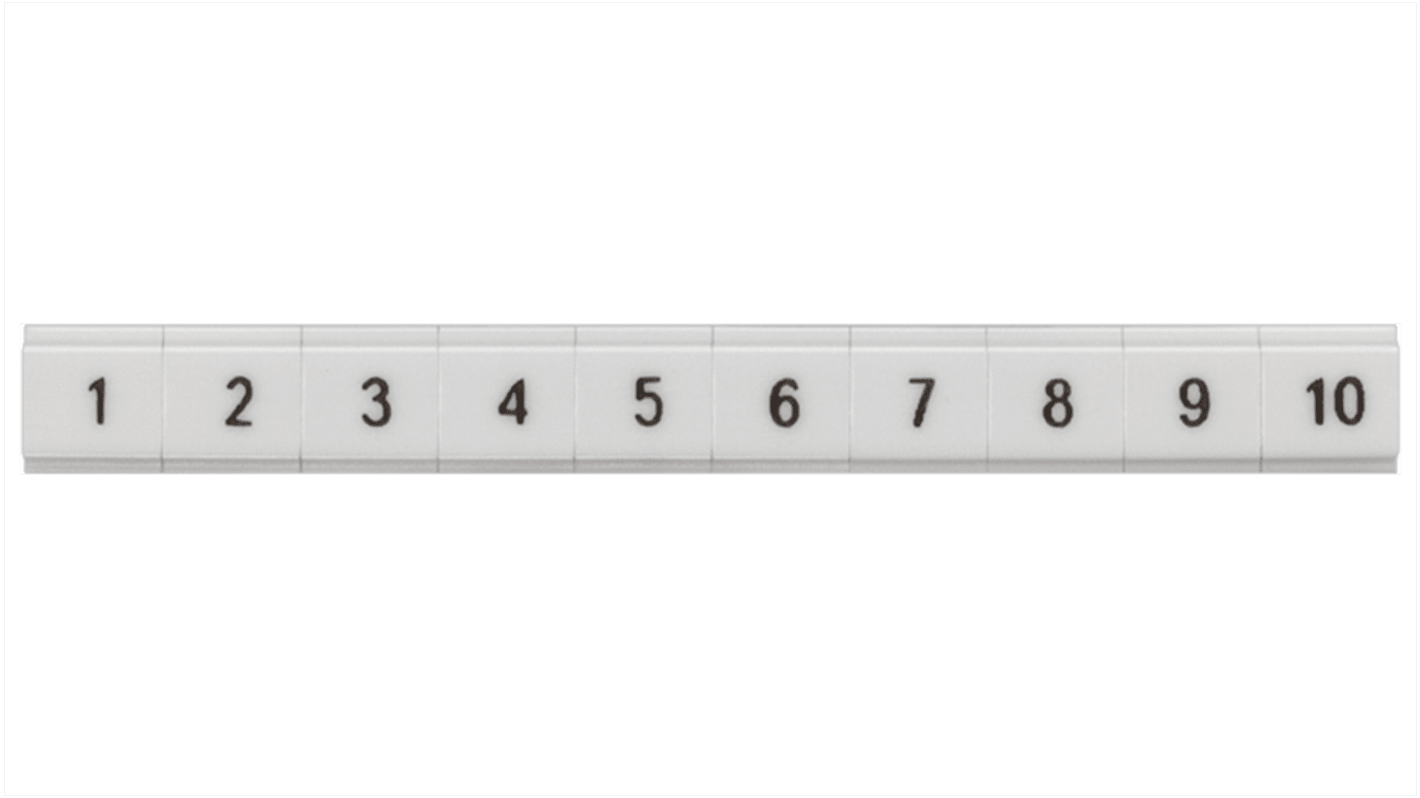 Siemens, 8WH8121 Marker Strip for use with Standard Labelling System, Terminal Block