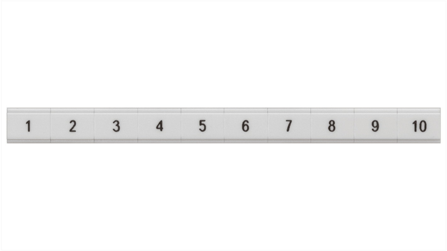 Siemens, 8WH8121 Marker Strip for use with Standard Labelling System, Terminal Block