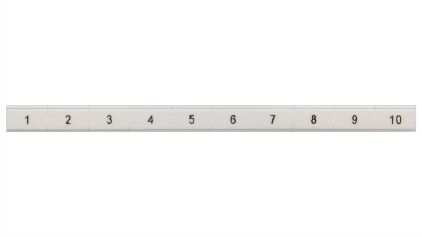 Siemens, 8WH8121 Marker Strip for use with Standard Labelling System, Terminal Block