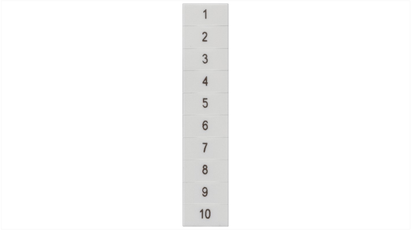 Siemens, 8WH8140 Marker Strip for use with Standard Labelling System, Terminal Block