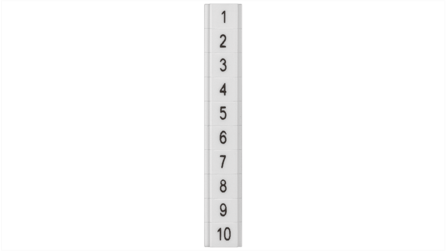 Siemens, 8WH8141 Marker Strip for use with Standard Labelling System, Terminal Block