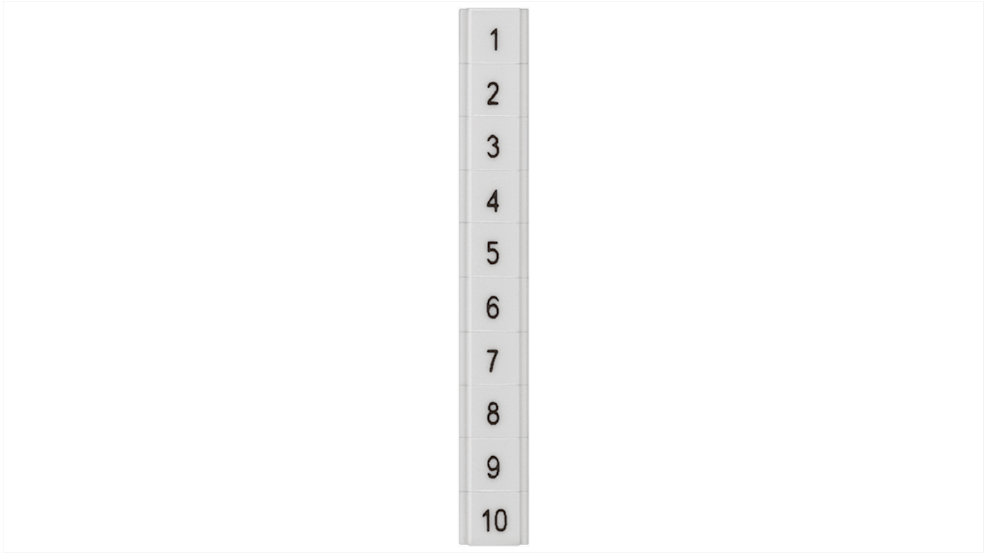 Siemens, 8WH8141 Marker Strip for use with Standard Labelling System, Terminal Block