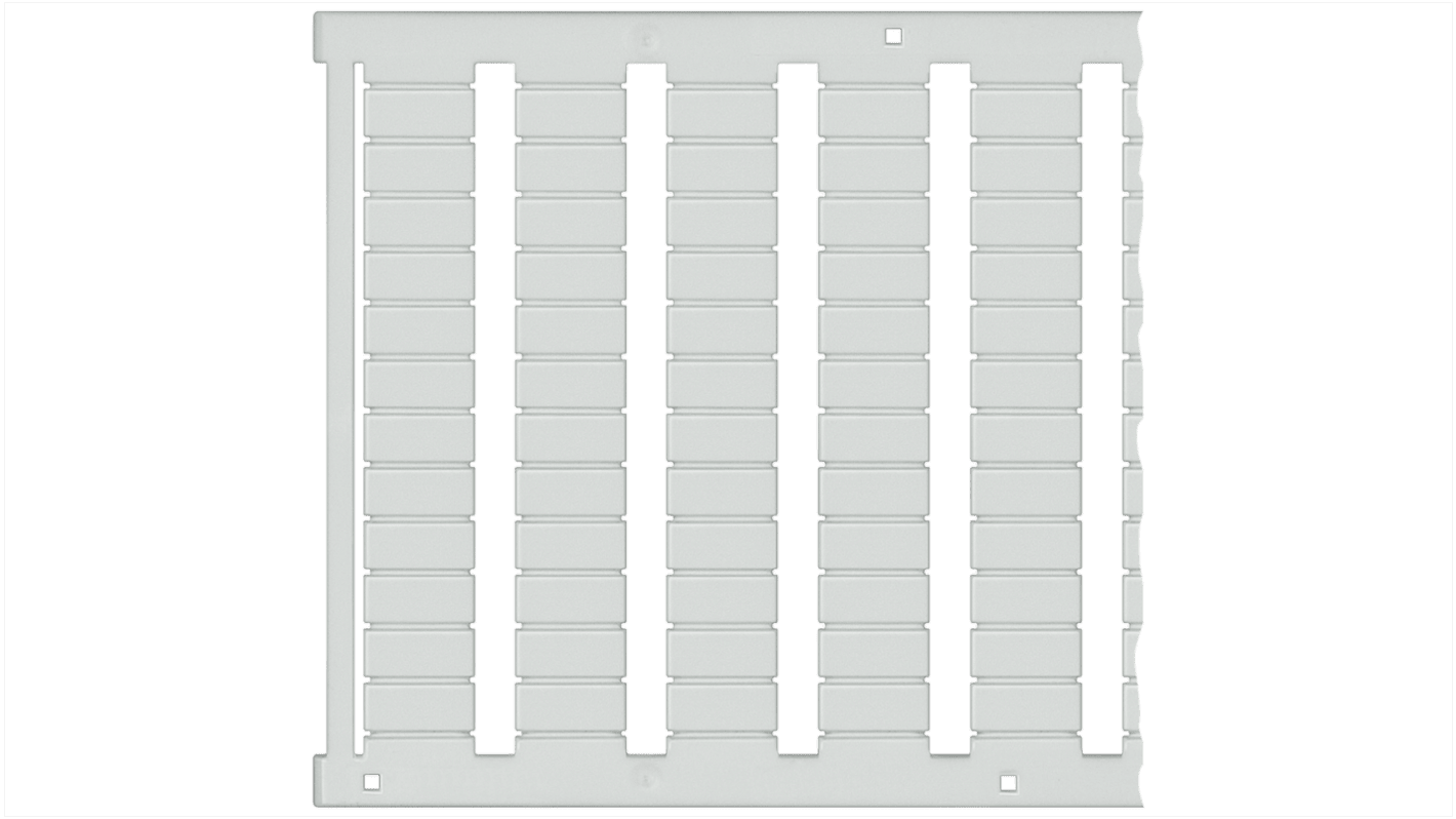 Barrette de marquage Siemens série 8WH8202 à utiliser avec Système d'étiquetage standard, bloc terminal