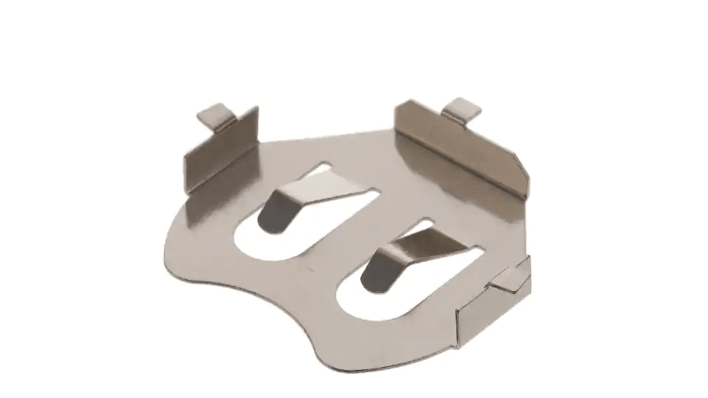 Clip per batteria CR2430 superficiale, contatti Linguetta