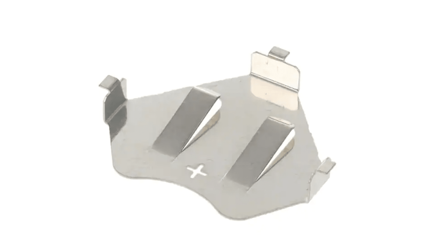 RS PRO CR2430 Battery Clip, Leaf Spring Contact