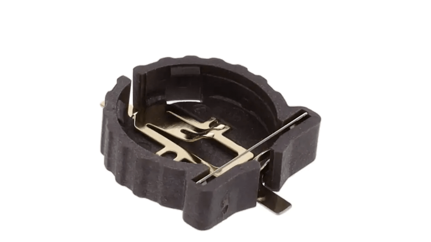 Porte-pile 1 x RS PRO CR1220, raccordement Montage en surface