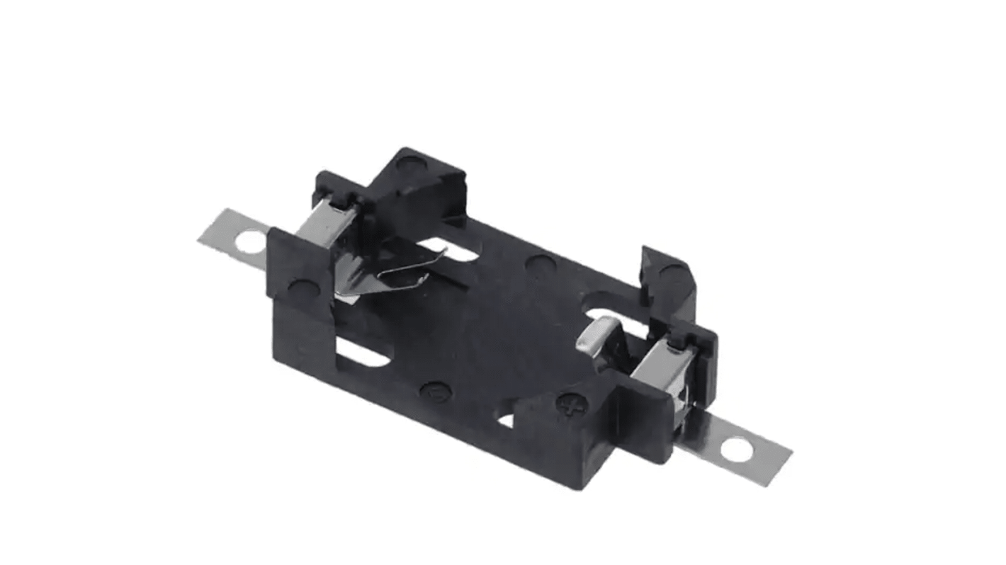 RS PRO 2032 Battery Battery Holder, Leaf Spring Contact