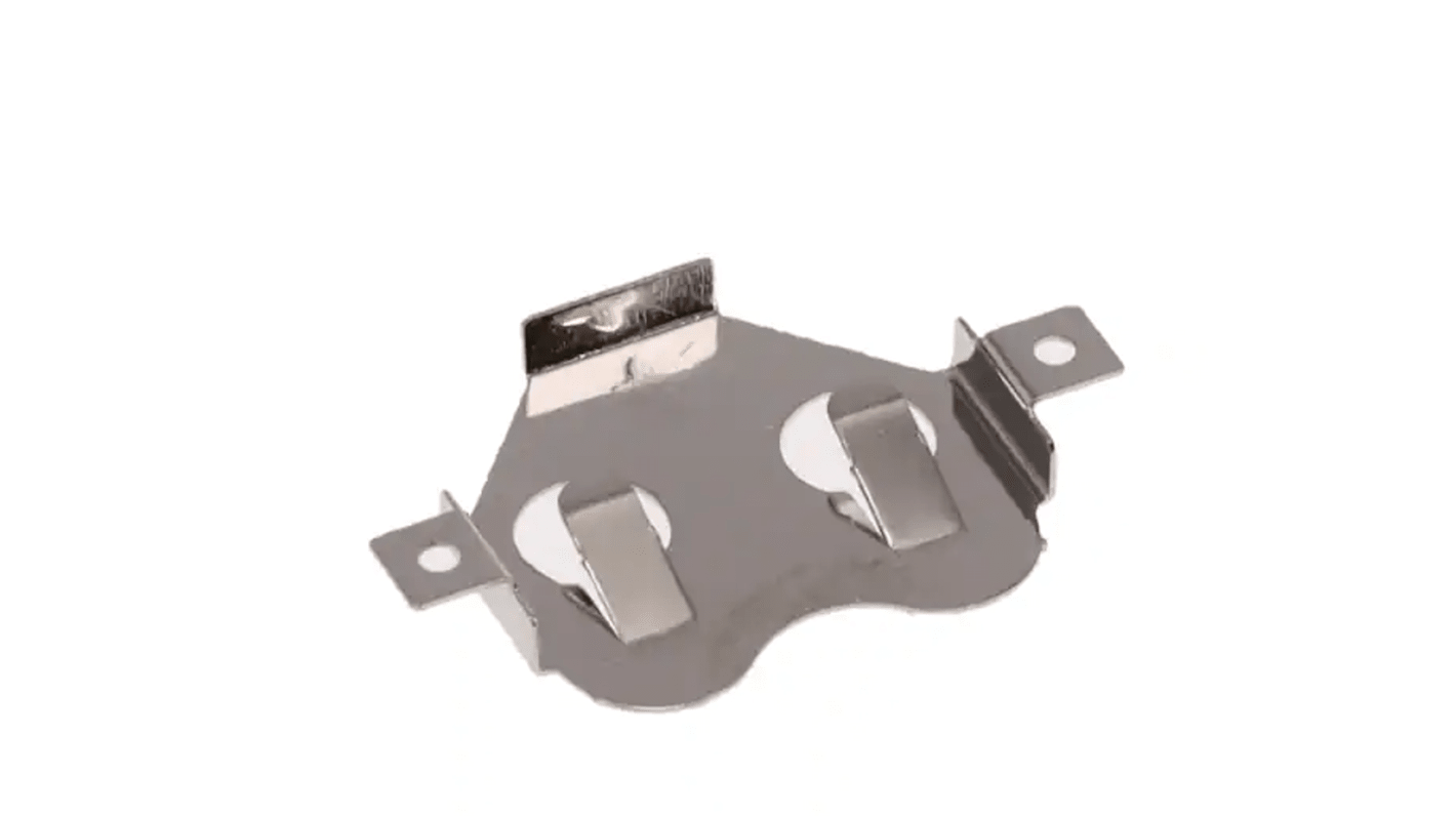 RS PRO CR1620 Battery Clip, Leaf Spring Contact