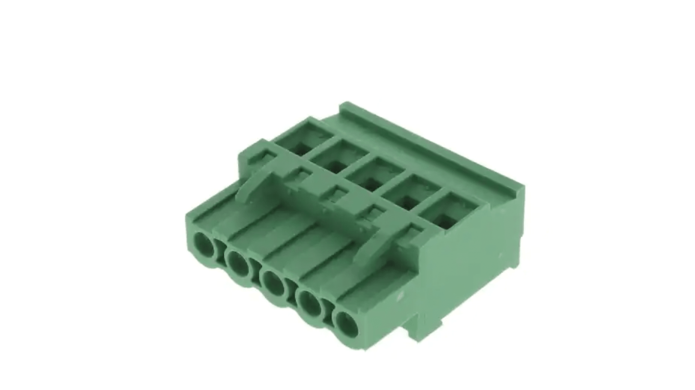 RS PRO 5.08mm Pitch 5 Way Pluggable Terminal Block, Plug, Free Hanging