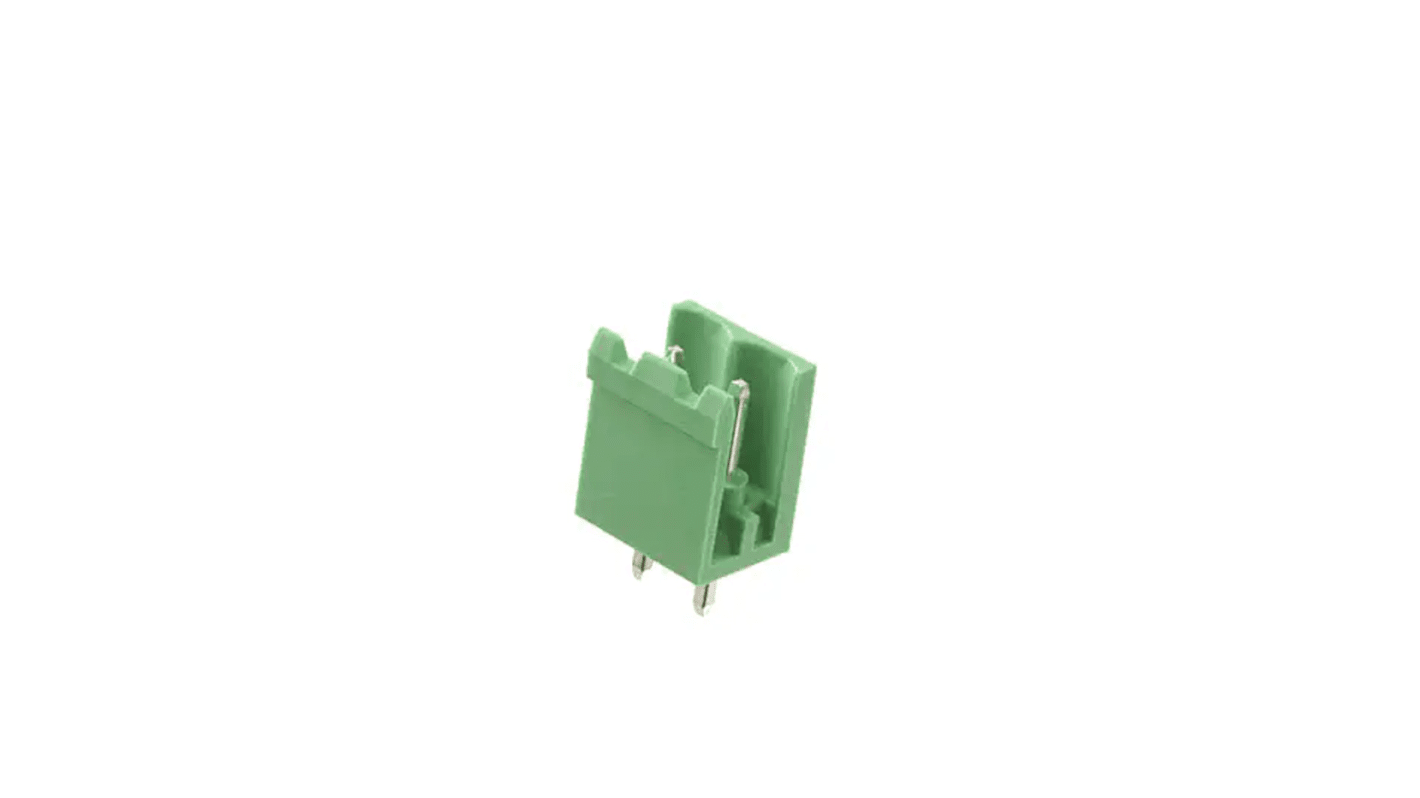 RS PRO 5mm Pitch 2 Way Pluggable Terminal Block, Header, Through Hole