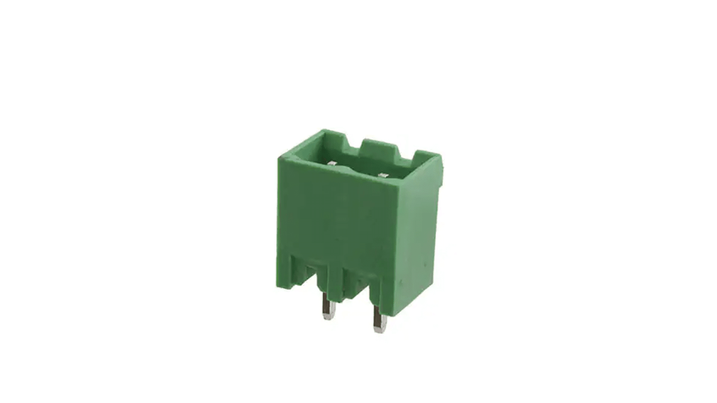 RS PRO 5mm Pitch 2 Way Pluggable Terminal Block, Header, Through Hole