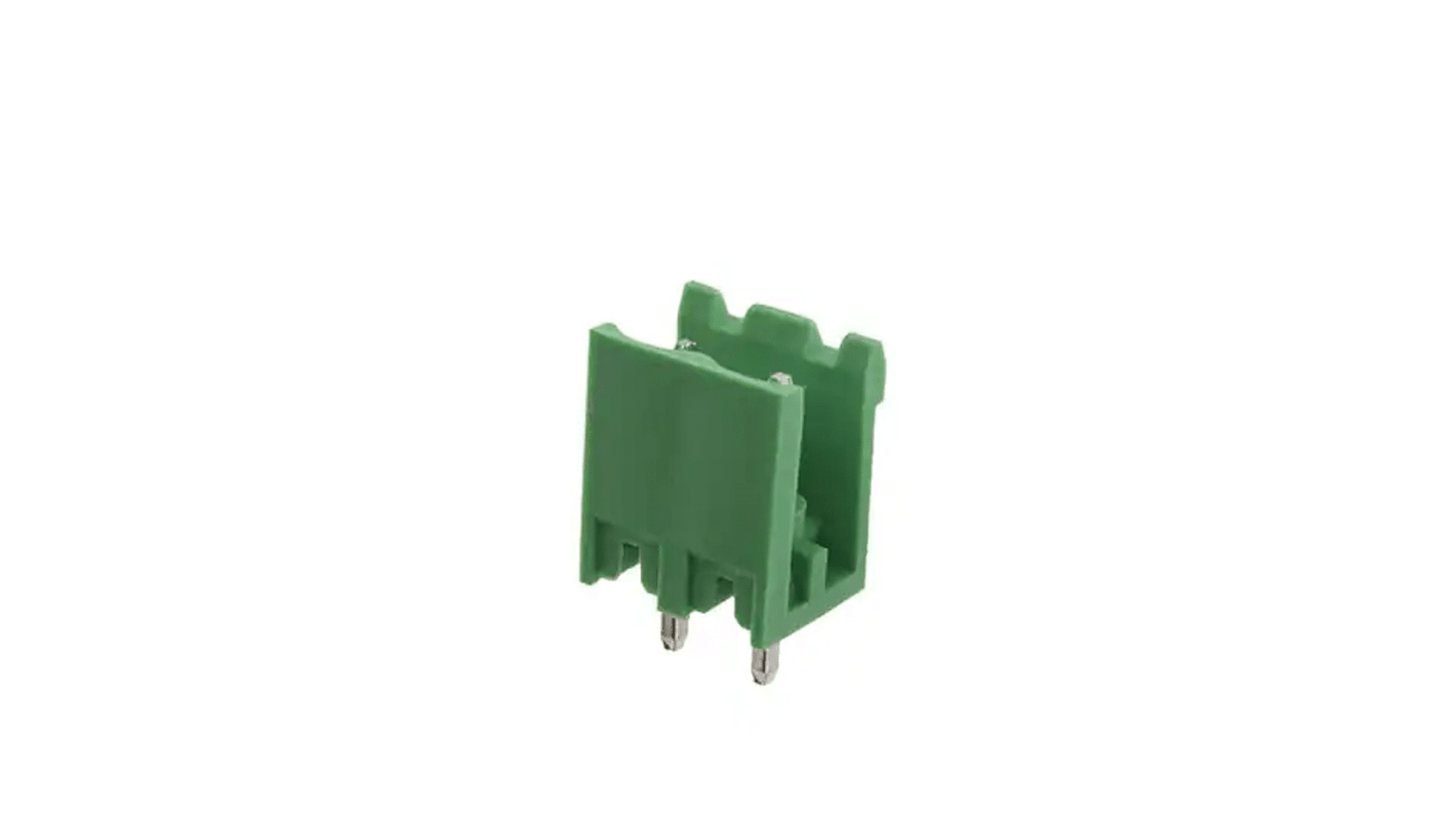 RS PRO 5.08mm Pitch 2 Way Pluggable Terminal Block, Header, Through Hole