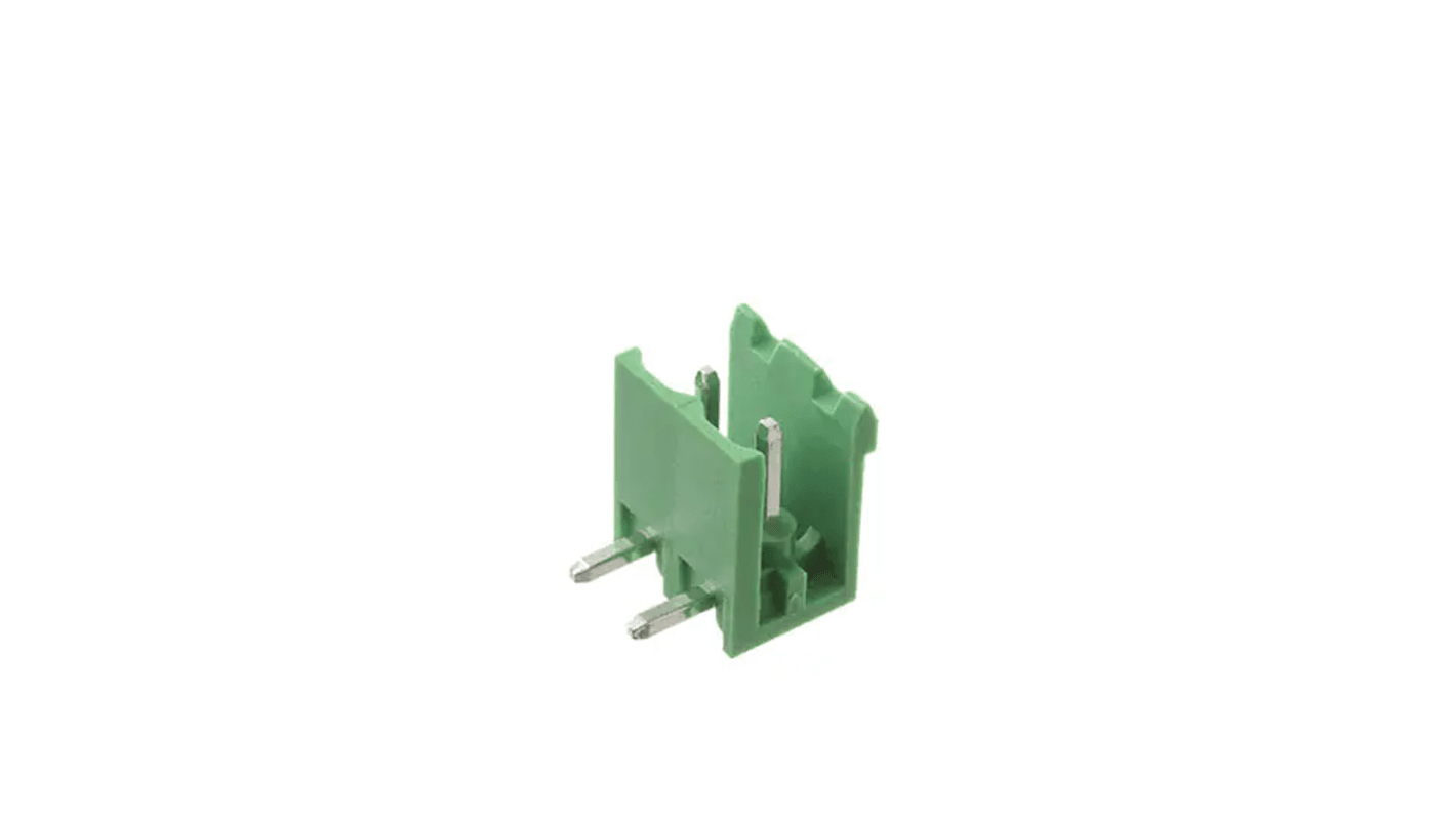 RS PRO 5mm Pitch 2 Way Pluggable Terminal Block, Header, Through Hole