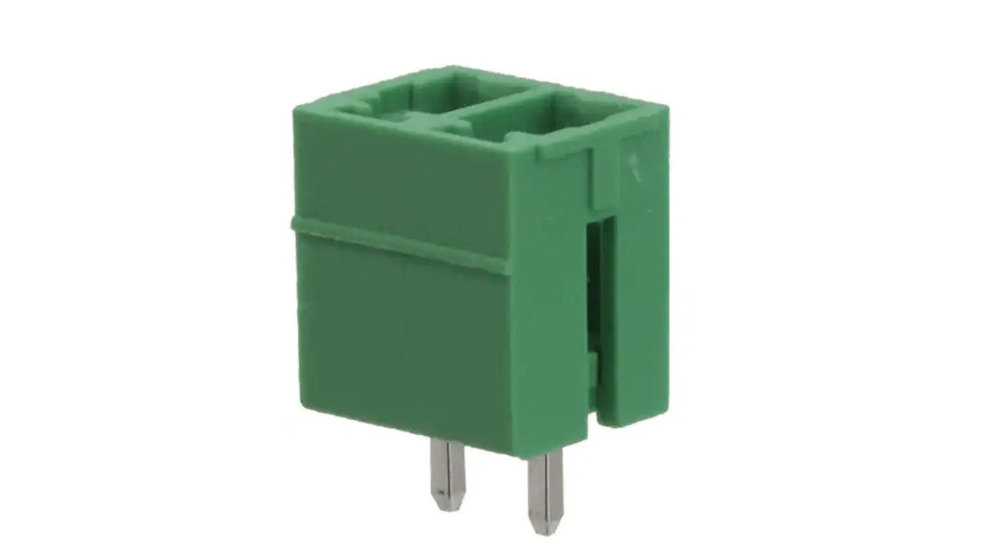 RS PRO 3.81mm Pitch 2 Way Pluggable Terminal Block, Header, Through Hole