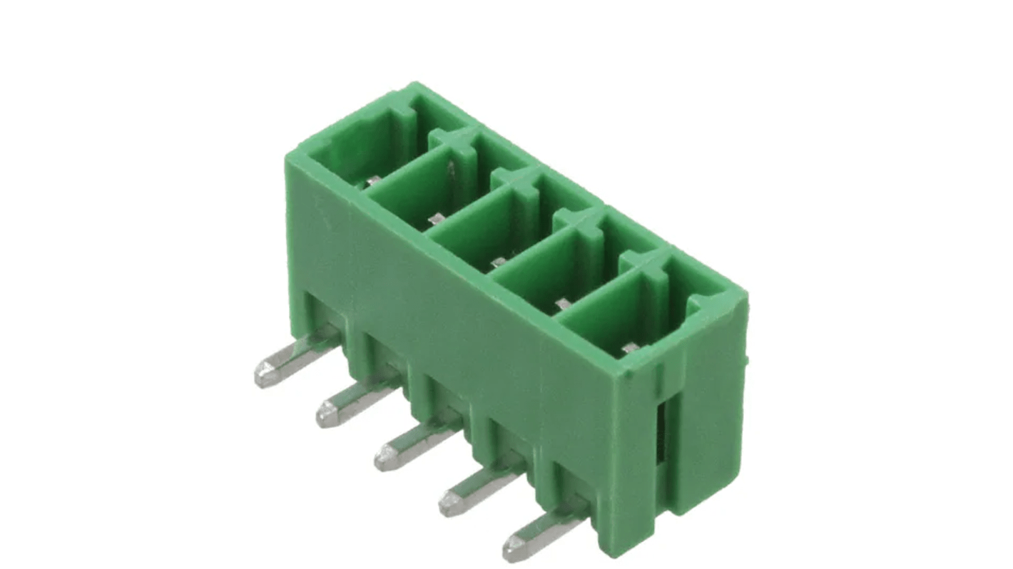 RS PRO 3.5mm Pitch 5 Way Pluggable Terminal Block, Header, Through Hole