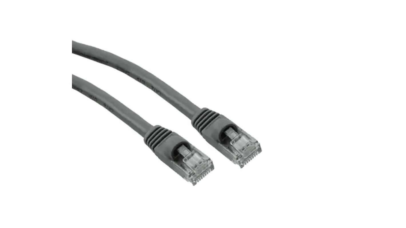 Cable Ethernet Cat6 U/UTP RS PRO de color Gris, long. 2.1m, funda de PVC, UL 94 V0