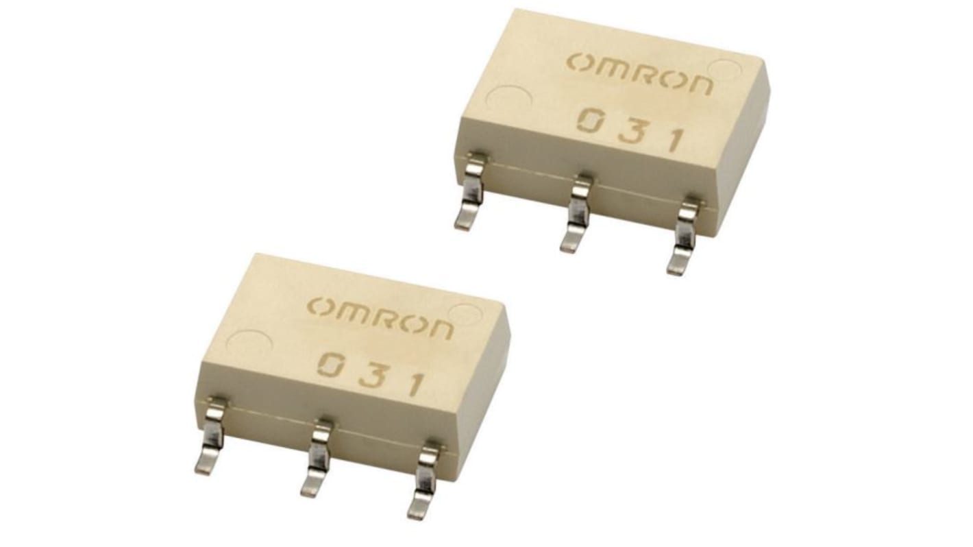 Relé de estado sólido Omron G3VM, contactos SPST, 4,5 A, 9 A. máx., montaje en PCB