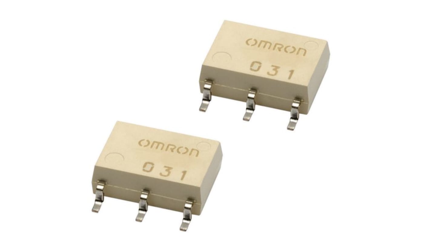 Omron G3VM Series Solid State Relay, 4 A, 8 A Load, Surface Mount, 60 V Load