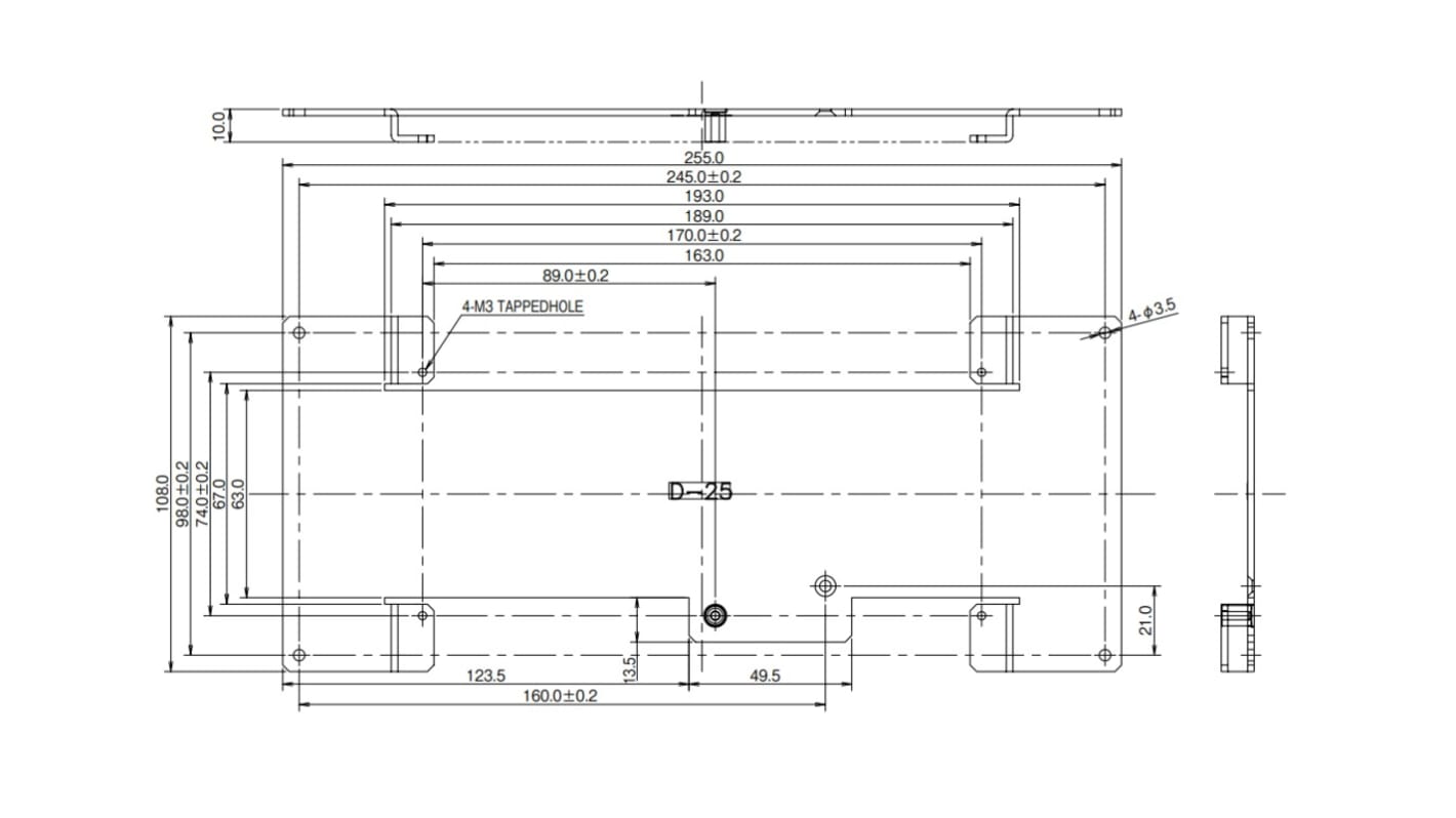 TDK-Lambda Montagehalterung für ZWS300BAF