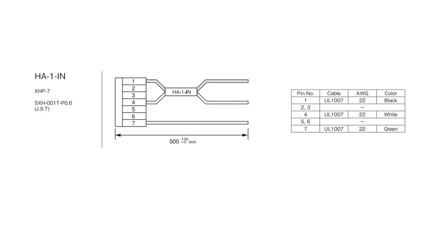 TDKラムダ ワイヤハーネス VS10C、VS15C用 アクセサリ HA-1-IN VS-C