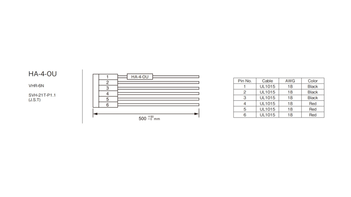 TDK-Lambda VS-E Kabelbaum für VS75E