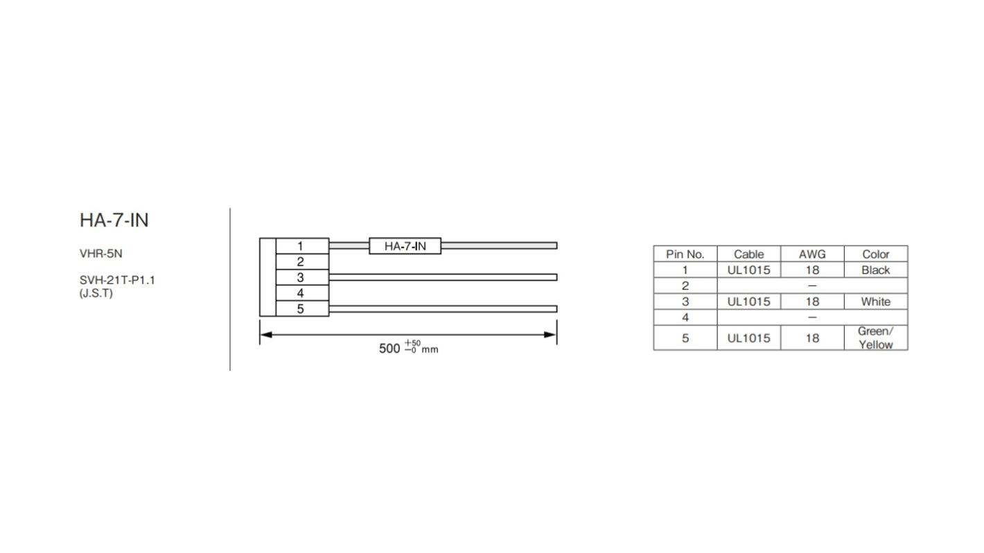 TDK-Lambda ZWD-PAF Kabelbaum für VS150E